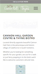 Mobile Screenshot of cannonhallgardencentre.com